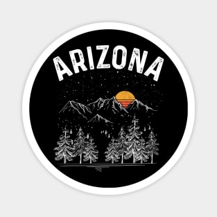 Vintage Retro Arizona State Magnet